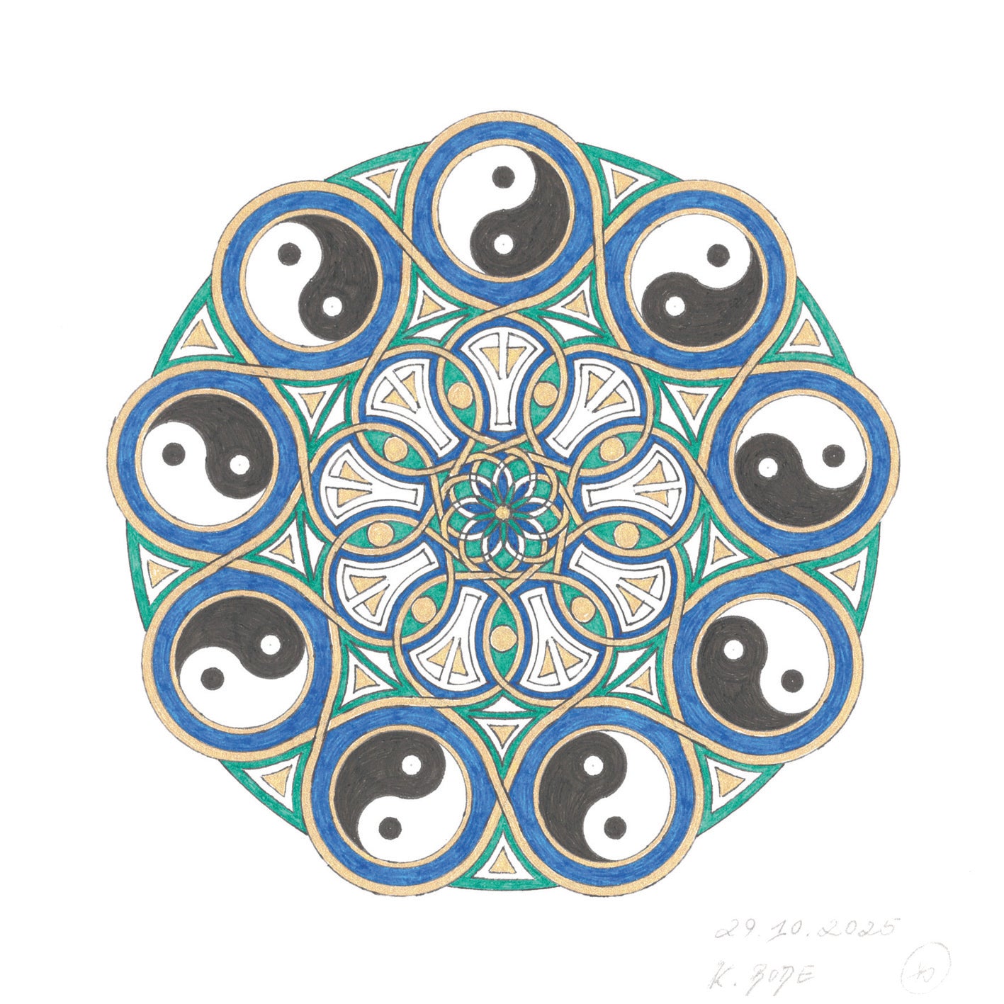 Kreis von Yin & Yang – Harmonie der Gegensätze