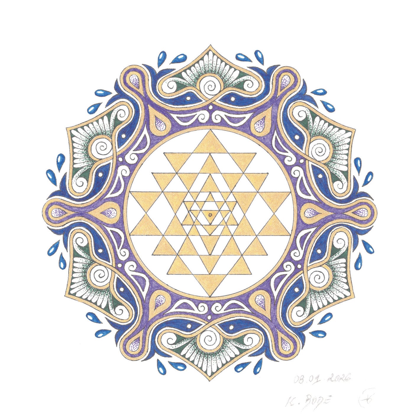 Sri Yantra - Tor der höchsten Ordnung